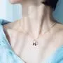 Cute Animal Necklace S925 Sterling Silver Animal Jewelry Forever Love Heart Pendant Necklace Gifts for Women Mom Birthday Mothers Day Cute Animal Necklace S925 Sterling Silver Animal Jewelry Forever Love Heart Pendant Necklace Gifts for Women Mom Birthday Mothers Day