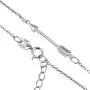 Moonlight Collections Sideways Arrow Necklace Sterling Silver Inspirational Gifts for Women Jewelry