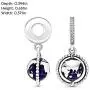Pandora Jewelry Spinning Globe Dangle Cubic Zirconia Charm in Sterling Silver Pandora Jewelry Spinning Globe Dangle Cubic Zirconia Charm in Sterling Silver