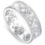 DAOCHONG Nickel-Free 925 Sterling Silver Good Luck Irish Love Trinity Woven Celtic Knot Band Ring for Women, Size 5 6 7 8 9 10 11 DAOCHONG Nickel-Free 925 Sterling Silver Good Luck Irish Love Trinity Woven Celtic Knot Band Ring for Women, Size 5 6 7 8 9 10 11
