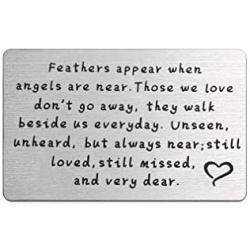 Memorial Keychain Loss Jewelry Those We Love Dont Go Away They Walk Beside Us Everyday Sympathy Gift Remembrance Loved One