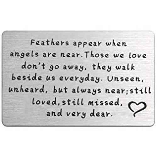 Memorial Keychain Loss Jewelry Those We Love Dont Go Away They Walk Beside Us Everyday Sympathy Gift Remembrance Loved One