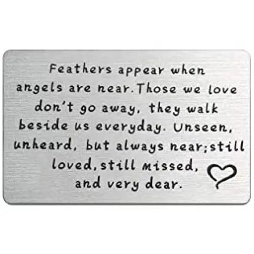 Memorial Keychain Loss Jewelry Those We Love Dont Go Away They Walk Beside Us Everyday Sympathy Gift Remembrance Loved One