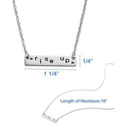 LParkin Hamilton Musical Broadway Gifts Rise Up Necklace Jewelry Inspiration Jewelry Motivation Necklace Jewelry Theater Gift