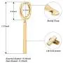 Small Huggie Hoop Earrings 14K Gold Plated Hypoallergenic Minimalist Ear Jewelry