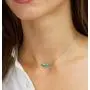 Awanka Boho Choker Necklace Chain Silver Turquoise Pendant Necklaces Beaded Necklace Jewelry for Women and Girls Awanka Boho Choker Necklace Chain Silver Turquoise Pendant Necklaces Beaded Necklace Jewelry for Women and Girls