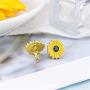 cmoonry Handmade Boho Style Sunflower Bracelet Friendship Jewelry for Women Girl Gift for Family Friends