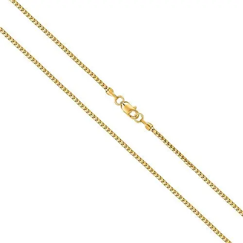 Orostar 14K Solid Yellow Gold 1.5MM ICE Chain Necklace, 16'' - 30'' Orostar 14K Solid Yellow Gold 1.5MM ICE Chain Necklace, 16'' - 30''