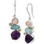 Silpada Prismatic Natural Mixed Stone Drop Earrings in Sterling Silver Silpada Prismatic Natural Mixed Stone Drop Earrings in Sterling Silver