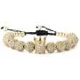 GVUSMIL Luxury CZ Imperial Crown Braided Copper Bracelets with 8mm Micro Pave Cubic Zirconia Beads Pulseira Bangle Charm Jewelry for Men Boys GVUSMIL Luxury CZ Imperial Crown Braided Copper Bracelets with 8mm Micro Pave Cubic Zirconia Beads Pulseira Bangle Charm Jewelry for Men Boys