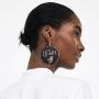 KWHY 16 Pairs Round African Women Earrings Wooden Painted Earrings Ethnic Style Earring Drop Dangle Earrings Set