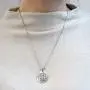 Silpada Proof It Reversible Coin Disc Pendant Necklace in Sterling Silver, 18'' + 2''