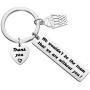HOLLP Team Gift Coach Keychain Wouldnt Be The Team That We are Without You Gift for Team Coach Key Ring Basketball Soccer Baseball Swimming Coach Gift Leader Jewelry