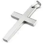 Ouslier 925 Sterling Silver Simple Unisex Mens Cross Pendant Jewelry Ouslier 925 Sterling Silver Simple Unisex Mens Cross Pendant Jewelry