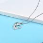 POPLYKE Sterling Silver Necklace for Mom Grandma Nana Sister Daughter Friend Necklace for Women Teens Girls