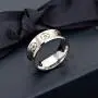HSQYJ Mens 8mm Stainless Steel Ring Enamel Football Soccer Pattern Brushed Finish Cool Wedding Engagement Bands Fashion Jewelry HSQYJ Mens 8mm Stainless Steel Ring Enamel Football Soccer Pattern Brushed Finish Cool Wedding Engagement Bands Fashion Jewelry