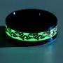 Ginger Lyne Collection Dragon Glow in The Dark Stainless Steel Black Comfort Fit Band Ring Ginger Lyne Collection Dragon Glow in The Dark Stainless Steel Black Comfort Fit Band Ring