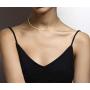 MiaBella Solid 18K Gold Over Sterling Silver Italian 2mm or 2.5mm Dome Omega Link Chain Necklace for Women 16+2 Adjustable Length 925 Made in Italy