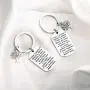 Sister Brother Gifts Dog Tag Keychain Sets Family Tree Pendant Gift Sibling Jewelry Birthday Gifts A Brothers Love is a Sisters Greatest Treasure