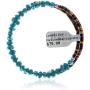 $80Tag Natural Turquoise Certified Navajo Native Adjustable Wrap Bracelet 22130 Made by Loma Siiva