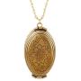 Antique Gold 4 Photo Picture Frame Locket Wholesale Jewelry Pendant Necklace