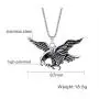 VNOX Stainless Steel Vintage Eagle Pendant Necklace
