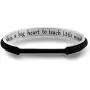 Zuo Bao Teacher Bracelet It Takes A Big Heart to Little Minds Hair Tie Bracelet Gift for Teacher Zuo Bao Teacher Bracelet It Takes A Big Heart to Little Minds Hair Tie Bracelet Gift for Teacher