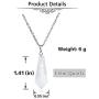 Top Plaza Natural Chakra Healing Crystal Stone Pendant Necklace Reiki Charged Pointed Pendulum Necklaces, 12 Facet