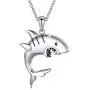 S925 Sterling Silver Dainty Animal Pendant Necklace for Women Men Teen Boy Girl