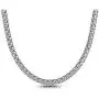 Unisex Sterling Silver 4mm Cubic Zirconia Tennis Necklace Available in 16''-36'' …