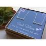 EFYTAL Best Friend Necklace Set, Sterling Silver Arrow Link 2 Matching Friendship Necklaces, Two BFF Gift Ideas