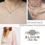 Olbye Thunder Necklace Lightning Bolt Necklace Minimalist Choker for Women and Girls Jewelry Gifts Lightning Charm (Silver)