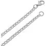 The Bling Factory 4mm High-Polished Stainless Steel Flat Cuban Link Curb Chain Necklace + Gift Box The Bling Factory 4mm High-Polished Stainless Steel Flat Cuban Link Curb Chain Necklace + Gift Box