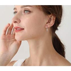 VANOVEI Small Huggie Hoop Earrings for Women S925 Sterling Silver Mini Hoop Dainty Earrings Jewelry Accessories