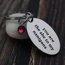 Beeshion Youre My Favorite Bitch to Bitch About Bitches with Keychain Funny BFF Birthday Gift Friendship Jewelry Gift for Her