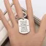 CENWA Bible Verse Keychain for He Will Command His Angels Concerning You to Guard You in All Your Ways Religious Jewelry Christian Gift Psalm 91:11 Gift