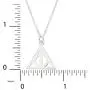 Harry Potter Jewelry for Women, Sterling Silver Deathly Hallows Pendant Necklace, 18'' Chain Harry Potter Jewelry for Women, Sterling Silver Deathly Hallows Pendant Necklace, 18'' Chain