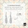 Amberta Women and Girls 925 Sterling Silver Earrings Celtic Design