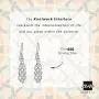 Amberta Women and Girls 925 Sterling Silver Earrings Celtic Design Amberta Women and Girls 925 Sterling Silver Earrings Celtic Design