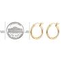 MOLAH 925 Silver Multi-use Hoop Sade Earrings 7-7.5mm Cultured Freshwater Drop White and Black Peacock Pearl 4-in-1 Yellow Gold Plated