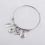 KUIYAI Chef Bracelet Chef Keychain Cooking Charms Bangle Culinary Graduation Gift KUIYAI Chef Bracelet Chef Keychain Cooking Charms Bangle Culinary Graduation Gift