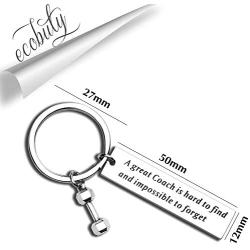Personal Trainer Gift Workout Gift Fitness Gift Fitness Trainer Gift Fitness Coach Keychain A Great Coach is Hard to Find Keychain