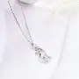 JO WISDOM 925 Sterling Silver Cubic Zirconia Penguin Pendant Necklace,18+2'' Extender JO WISDOM 925 Sterling Silver Cubic Zirconia Penguin Pendant Necklace,18+2'' Extender