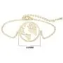 MIXIA Vintage Round Origami World Map Necklace Women Geometric Earth Globe Map Necklace Circle Pendants Choker Jewelry 18''