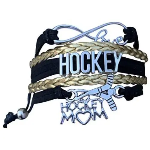 Sportybella Hockey Mom Bracelet, Hockey Mom Jewelry, Ice Hockey Mom Gift, for Moms with Hockey Players Sportybella Hockey Mom Bracelet, Hockey Mom Jewelry, Ice Hockey Mom Gift, for Moms with Hockey Players