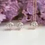 A+O Bridesmaid Gift - Cubic Zirconia Earring and Necklace Set