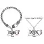 RUIZHEN Vintage Pagan Triple Moon Goddess Pentacle Pentagram Metal Amulet Wheat Chain Bracelet Necklace Jewelry Set for Women Men RUIZHEN Vintage Pagan Triple Moon Goddess Pentacle Pentagram Metal Amulet Wheat Chain Bracelet Necklace Jewelry Set for Women Men