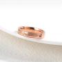 Fate Love Jewelry 2Pcs Matching Set Stainless Her Queen & His King Black/Rose Gold Couple Rings Bands, Love Gift