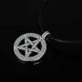 My Shape Supernatural Pentacle Pentagram Pendant Necklace Witch Protection Star Amulet Necklace Leather Rope Chain for Men Women My Shape Supernatural Pentacle Pentagram Pendant Necklace Witch Protection Star Amulet Necklace Leather Rope Chain for Men Women