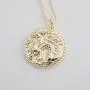 HONEYCAT Chinese Zodiac Coin Necklace in Gold | Minimalist, Delicate Jewelry